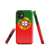 Portugal Portugiesische Flagge iPhone Hülle 15 14 13 12 11 Pro Max Plus Mini Geschenkideen Landkarte Skyline Geschenk für Sie Ihn Ideen Reise Souvenir