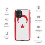 Northern Cyprus Flag iPhone Case 15 14 13 12 11 Pro Max Plus Mini Gift Travel Souvenir