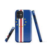 Cabo Verde Verdean Flag iPhone Case 15 14 13 12 11 Pro Max Plus Mini Gift Travel Souvenir