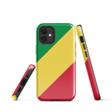 Congo Congolese Flag iPhone Case 15 14 13 12 11 Pro Max Plus Mini Gift Travel Souvenir