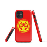 Kyrgyzstan Kyrgyz Flag iPhone Case 15 14 13 12 11 Pro Max Plus Mini Gift Travel Souvenir