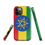 Ethiopia Ethiopian Flag iPhone Case 15 14 13 12 11 Pro Max Plus Mini Gift Ideas Country Map Skyline Gift For Her Him Ideas Travel  Souvenir
