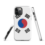 South Korea Korean Flag iPhone Case 15 14 13 12 11 Pro Max Plus Mini Gift Ideas Country Map Skyline Gift For Her Him Ideas Travel  Souvenir