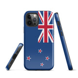 New Zealand Flag iPhone Case 15 14 13 12 11 Pro Max Plus Mini Gift Travel Souvenir