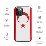 Northern Cyprus Flag iPhone Case 15 14 13 12 11 Pro Max Plus Mini Gift Travel Souvenir