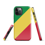 Congo Congolese Flag iPhone Case 15 14 13 12 11 Pro Max Plus Mini Gift Travel Souvenir