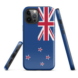 New Zealand Flag iPhone Case 15 14 13 12 11 Pro Max Plus Mini Gift Travel Souvenir