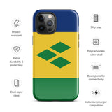 Saint Vincent and the Grenadines Flag iPhone Case 15 14 13 12 11 Pro Max Plus Mini Gift Travel Souvenir
