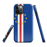 Cabo Verde Verdean Flag iPhone Case 15 14 13 12 11 Pro Max Plus Mini Gift Travel Souvenir