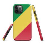 Congo Congolese Flag iPhone Case 15 14 13 12 11 Pro Max Plus Mini Gift Travel Souvenir
