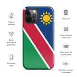 Funda para iPhone 15, 14, 13, 12, 11 Pro Max Plus Mini con la bandera de Namibia, regalo de recuerdo de viaje