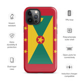 Grenada Grenadian Flag iPhone Case 15 14 13 12 11 Pro Max Plus Mini Gift Travel Souvenir
