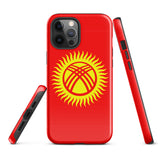 Kyrgyzstan Kyrgyz Flag iPhone Case 15 14 13 12 11 Pro Max Plus Mini Gift Travel Souvenir