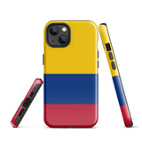 Kolumbien Kolumbianische Flagge iPhone 15 14 13 12 11 Pro Max Plus Mini Handyhülle iPhone Robuste Schutzhülle für iPhone