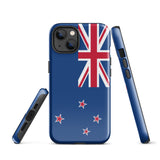 New Zealand Flag iPhone Case 15 14 13 12 11 Pro Max Plus Mini Gift Travel Souvenir