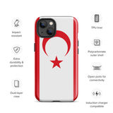 Northern Cyprus Flag iPhone Case 15 14 13 12 11 Pro Max Plus Mini Gift Travel Souvenir