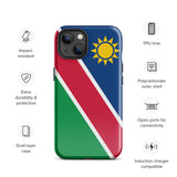 Funda para iPhone 15, 14, 13, 12, 11 Pro Max Plus Mini con la bandera de Namibia, regalo de recuerdo de viaje