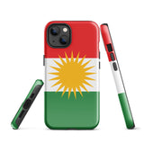 Kurdistan Kurd Kurdische Flagge iPhone Hülle 15 14 13 12 11 Pro Max Plus Mini Geschenk Reise Souvenir