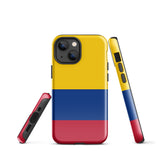 Kolumbien Kolumbianische Flagge iPhone 15 14 13 12 11 Pro Max Plus Mini Handyhülle iPhone Robuste Schutzhülle für iPhone