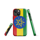Ethiopia Ethiopian Flag iPhone Case 15 14 13 12 11 Pro Max Plus Mini Gift Ideas Country Map Skyline Gift For Her Him Ideas Travel  Souvenir