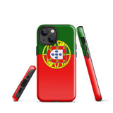 Portugal Portugiesische Flagge iPhone Hülle 15 14 13 12 11 Pro Max Plus Mini Geschenkideen Landkarte Skyline Geschenk für Sie Ihn Ideen Reise Souvenir