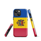 Moldova Moldovan Flag iPhone Case 15 14 13 12 11 Pro Max Plus Mini Gift Travel Souvenir