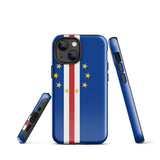 Cabo Verde Verdean Flag iPhone Case 15 14 13 12 11 Pro Max Plus Mini Gift Travel Souvenir