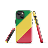 Congo Congolese Flag iPhone Case 15 14 13 12 11 Pro Max Plus Mini Gift Travel Souvenir