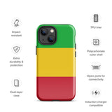 Funda para iPhone 15, 14, 13, 12, 11 Pro Max Plus Mini con bandera de Malí, regalo de recuerdo de viaje