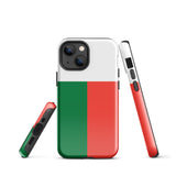 Funda para iPhone 15, 14, 13, 12, 11 Pro Max Plus Mini, regalo de recuerdo de viaje, bandera de Madagascar, Madagascar, Madagasikara