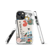 Guatemala Guatemalan Flag iPhone Case 15 14 13 12 11 Pro Max Plus Mini Travel Souvenir Tourist Beach Lover Food Patriot Gifts