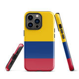 Kolumbien Kolumbianische Flagge iPhone 15 14 13 12 11 Pro Max Plus Mini Handyhülle iPhone Robuste Schutzhülle für iPhone