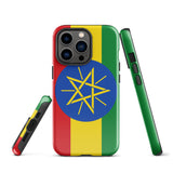 Ethiopia Ethiopian Flag iPhone Case 15 14 13 12 11 Pro Max Plus Mini Gift Ideas Country Map Skyline Gift For Her Him Ideas Travel  Souvenir