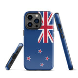 New Zealand Flag iPhone Case 15 14 13 12 11 Pro Max Plus Mini Gift Travel Souvenir