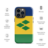 Saint Vincent and the Grenadines Flag iPhone Case 15 14 13 12 11 Pro Max Plus Mini Gift Travel Souvenir