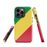 Congo Congolese Flag iPhone Case 15 14 13 12 11 Pro Max Plus Mini Gift Travel Souvenir
