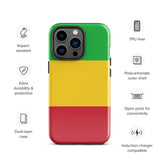 Funda para iPhone 15, 14, 13, 12, 11 Pro Max Plus Mini con bandera de Malí, regalo de recuerdo de viaje