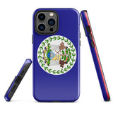 Belize Belizean Flag iPhone Case 15 14 13 12 11 Pro Max Plus Mini Gift Ideas Country Map Skyline Gift For Her Him Ideas Travel  Souvenir