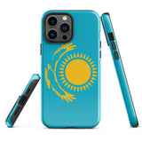 Kazakhstan kazakh Flag iPhone Case 15 14 13 12 11 Pro Max Plus Mini Gift Ideas Country Map Skyline Gift For Her Him Ideas Travel  Souvenir