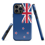 New Zealand Flag iPhone Case 15 14 13 12 11 Pro Max Plus Mini Gift Travel Souvenir