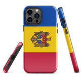 Moldova Moldovan Flag iPhone Case 15 14 13 12 11 Pro Max Plus Mini Gift Travel Souvenir