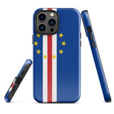 Cabo Verde Verdean Flag iPhone Case 15 14 13 12 11 Pro Max Plus Mini Gift Travel Souvenir
