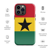Ghana Ghanaian Flag iPhone Case 15 14 13 12 11 Pro Max Plus Mini Gift Travel Souvenir
