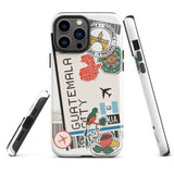 Guatemala Guatemalan Flag iPhone Case 15 14 13 12 11 Pro Max Plus Mini Travel Souvenir Tourist Beach Lover Food Patriot Gifts