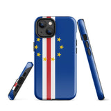 Cabo Verde Verdean Flag iPhone Case 15 14 13 12 11 Pro Max Plus Mini Gift Travel Souvenir