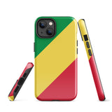 Congo Congolese Flag iPhone Case 15 14 13 12 11 Pro Max Plus Mini Gift Travel Souvenir