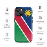 Funda para iPhone 15, 14, 13, 12, 11 Pro Max Plus Mini con la bandera de Namibia, regalo de recuerdo de viaje