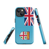 Fiji Flag iPhone Case 15 14 13 12 11 Pro Max Plus Mini Gift Travel Souvenir