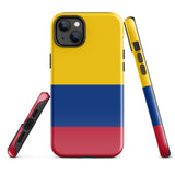 Kolumbien Kolumbianische Flagge iPhone 15 14 13 12 11 Pro Max Plus Mini Handyhülle iPhone Robuste Schutzhülle für iPhone