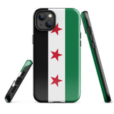 Free Syria Syrian Flag iPhone Case 15 14 13 12 11 Pro Max Plus Mini Gift Ideas Country Map Skyline Gift For Her Him Ideas Travel  Souvenir